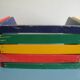 Pierre Sala vintage deco pencil bookends 80s bookends shelf