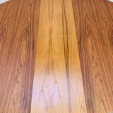 Round extendable Scandinavian table, teak, 1960s