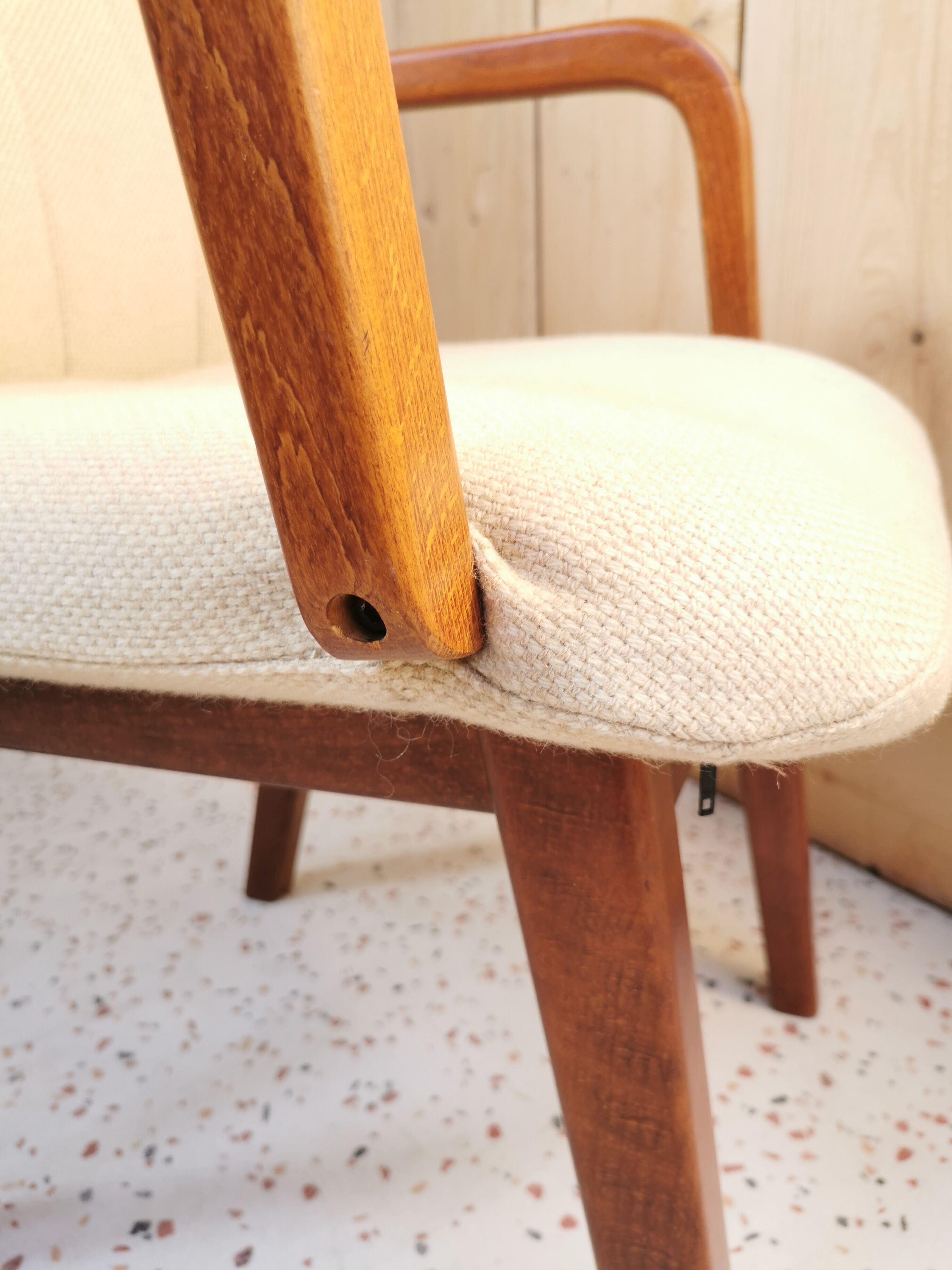 Fauteuil en teck