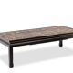 Lacquer coffee table decorated with floral motifs. Circa 1900.