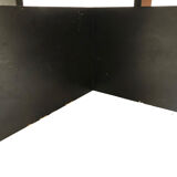 Vintage coffee table wenge hexagon 1960