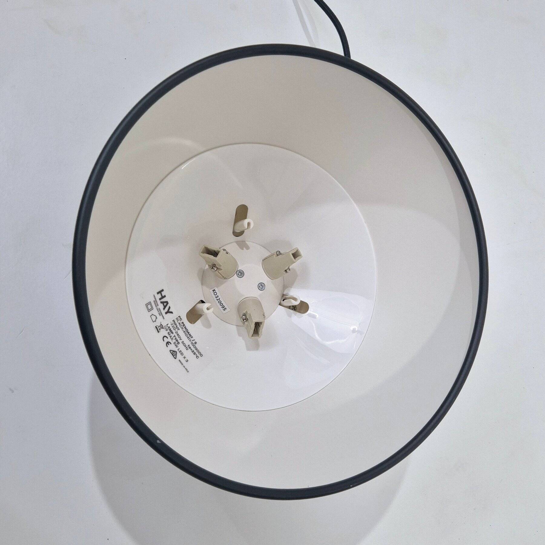 HAY PC Pendant S, Pierre Charpin, matte black