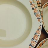 7 assiettes creuses vintage