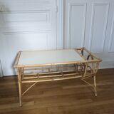 Rattan coffee table