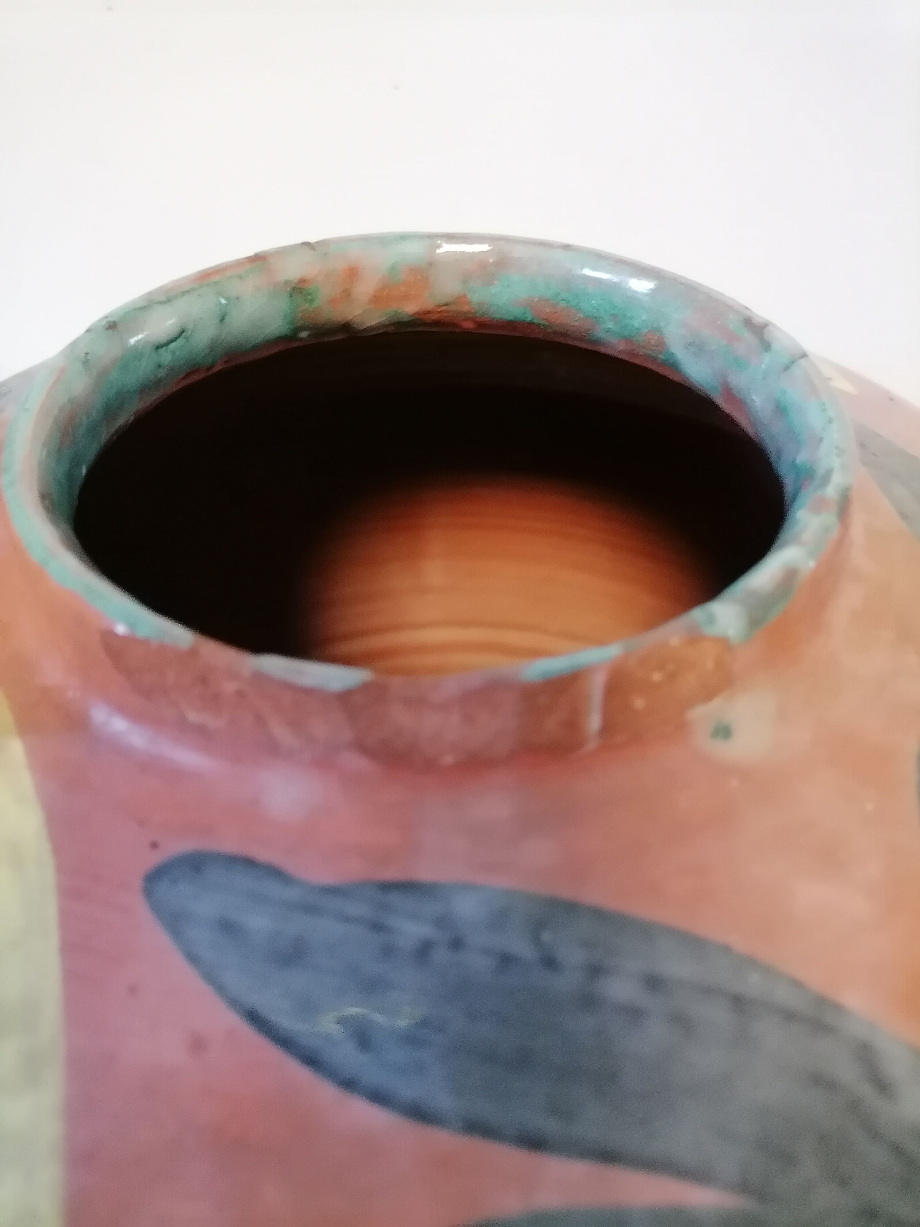 ceramic ball vase