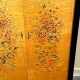 Exquisite 1950s neoclassical sycamore secretaire by Frères De Coene, Belgium.