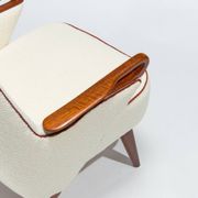 Chresten Findahl Brodersen High Back Lounge Chair Danish Teak 1950s
