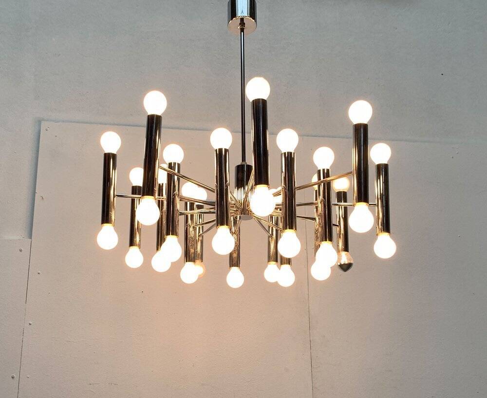 German lustre from the mid-century space age by Doria Leuchten, 1960s.