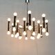 German lustre from the mid-century space age by Doria Leuchten, 1960s.