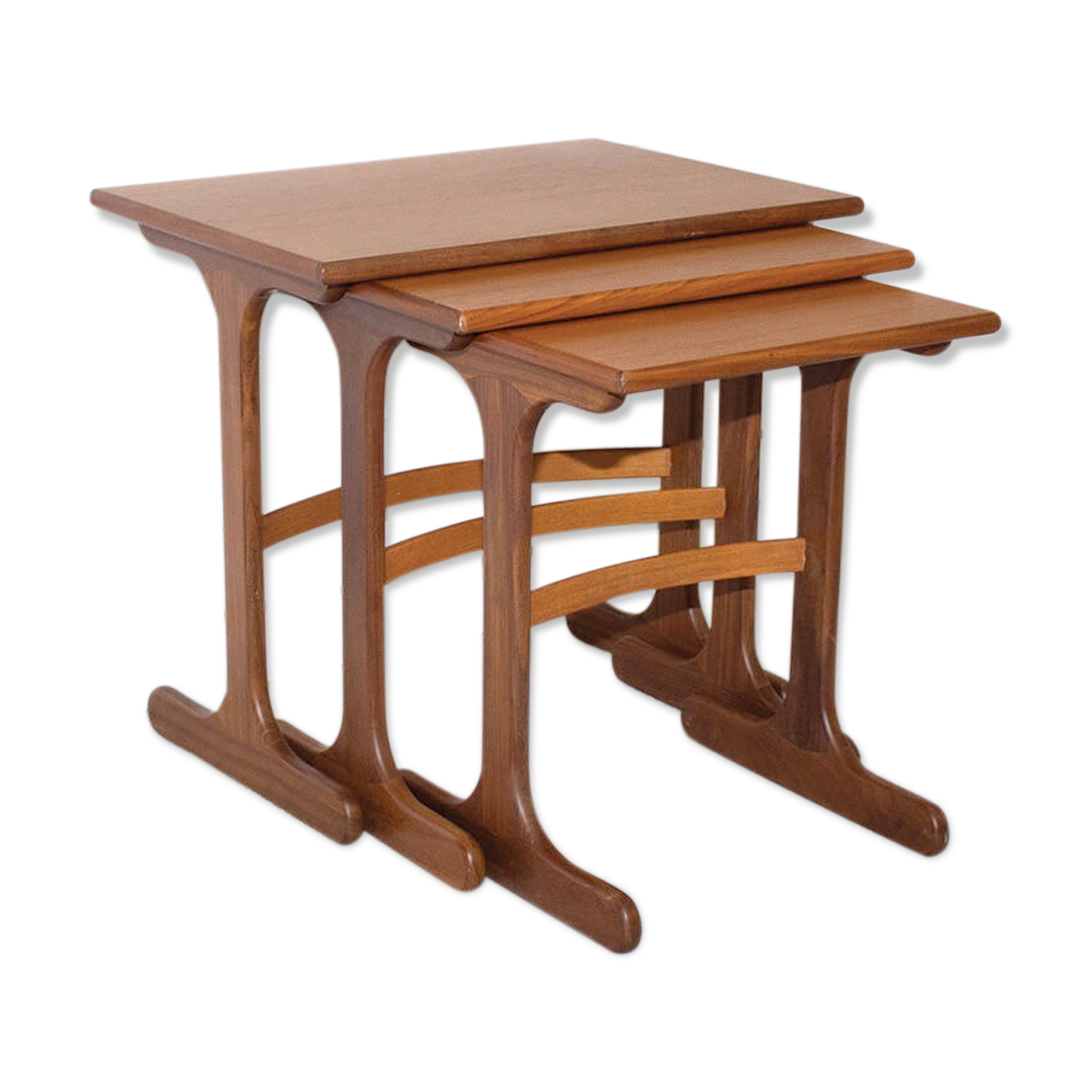 Set of 3 fresco nesting tables made by g-plan in the 1960s