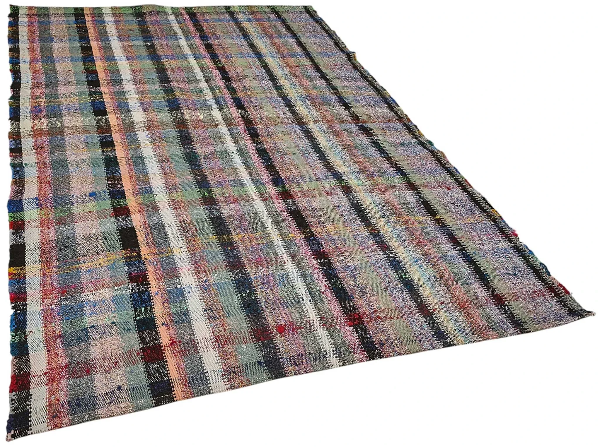 Turkish Handwoven Flatweave Chaput Kilim 172 cm x 274 cm