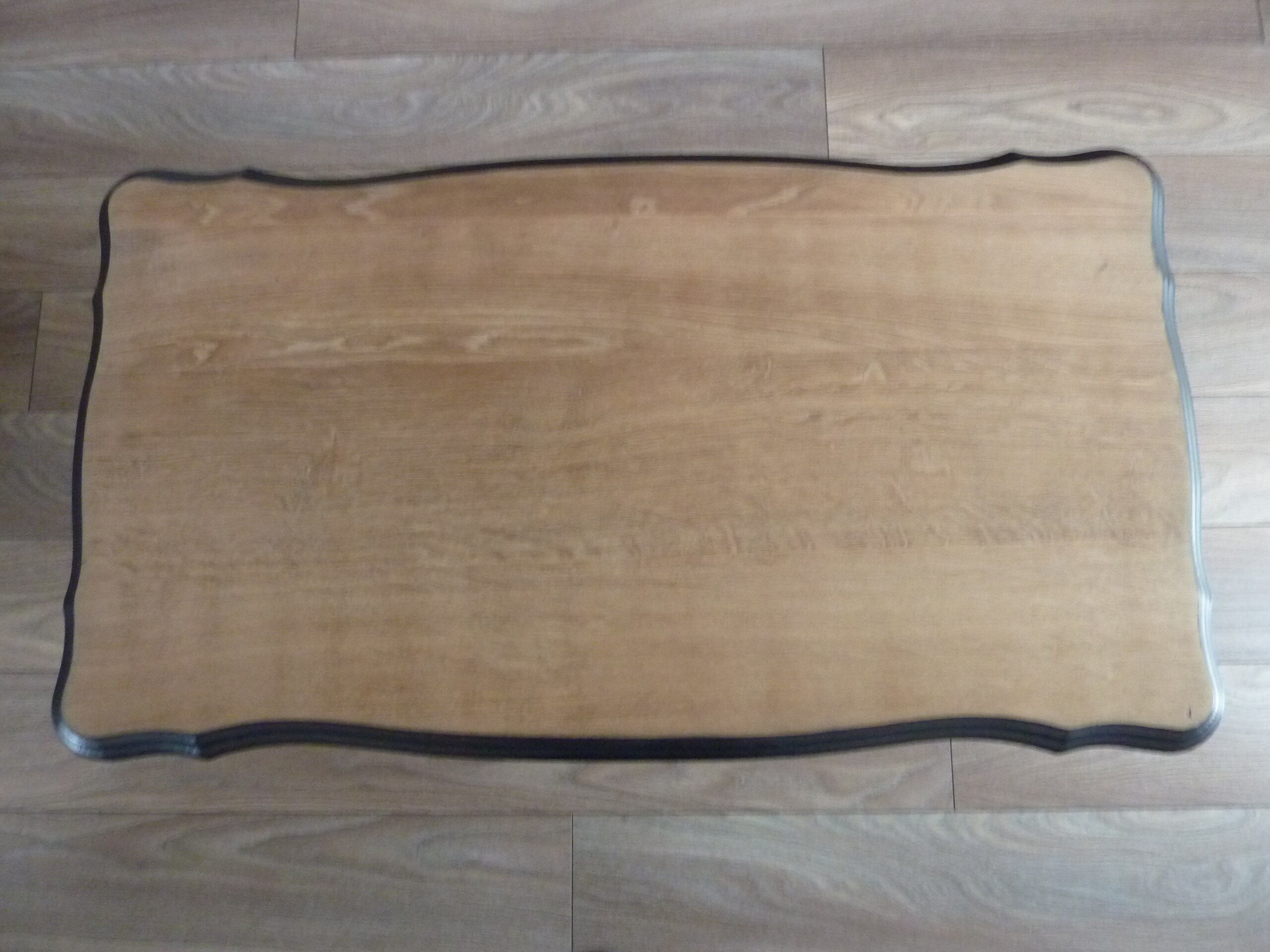 Solid oak coffee table restyled