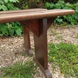 A pair of old benches