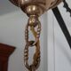 Suspension laiton opaline rose