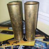 Copper vases shell socket
