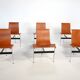 Vintage Italian T-Chairs from ICF De Padova, 1960s, Set of 6