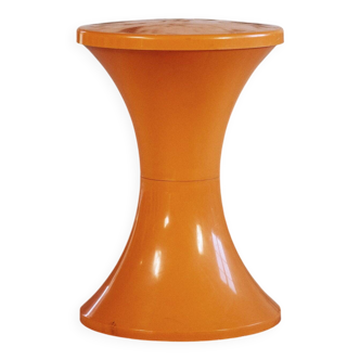 Tam Tam orange stool by Henry Massonnet for Stamp, 1970