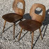 Pair of Baumann Fourmi chairs