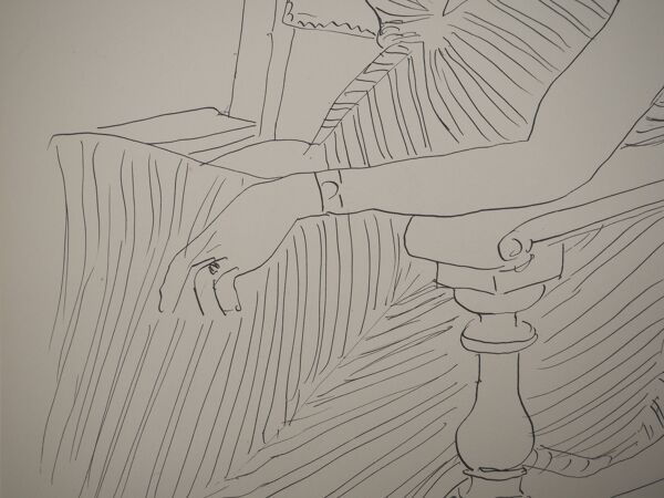 Henri Matisse : Femme attentive, lithographie signée