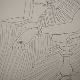 Henri Matisse: Attentive Woman, signed lithograph