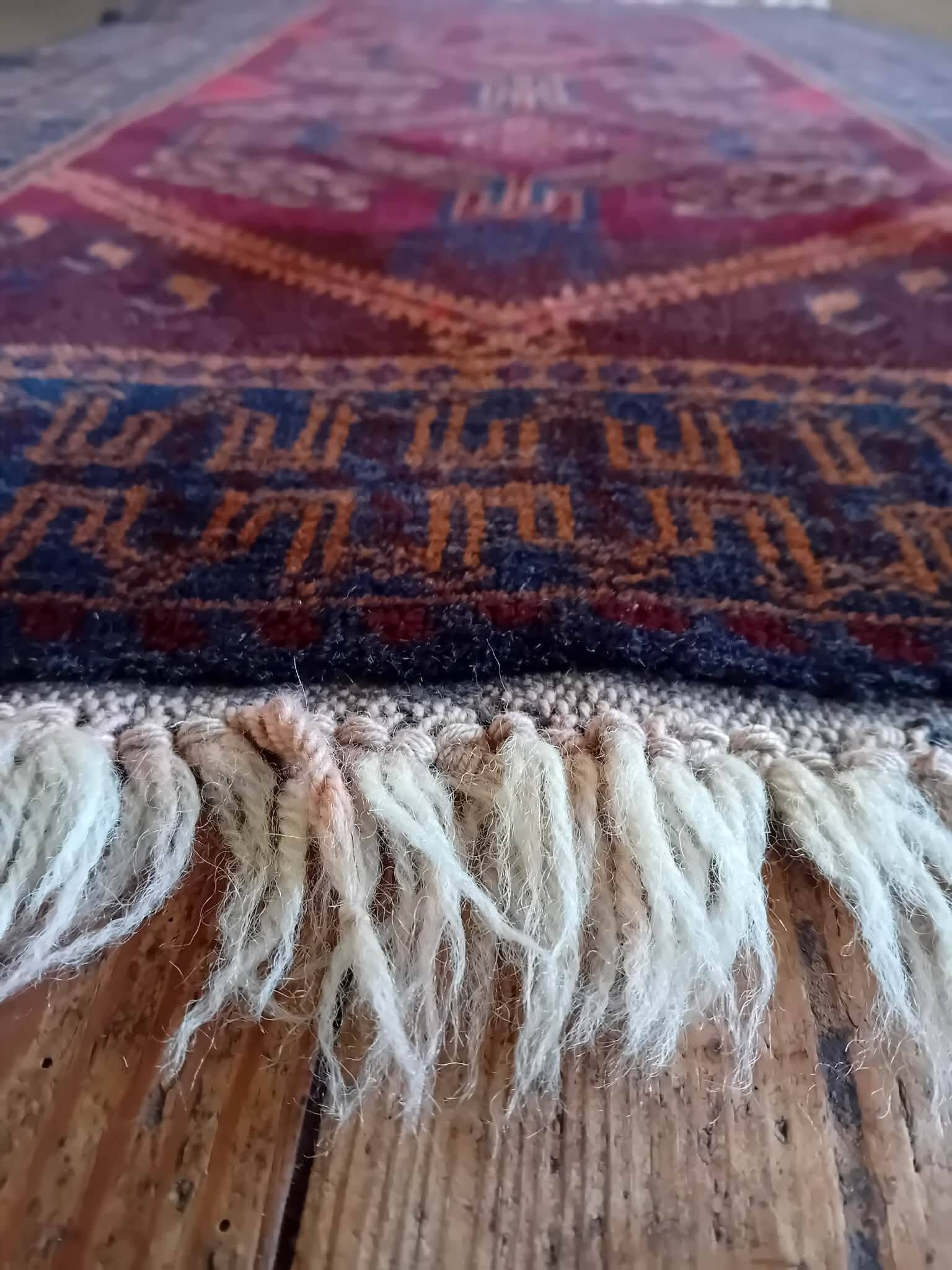 Handmade Afghan Belouch rug 155x90cm