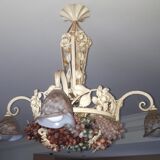Chandelier Murano bunches of grapes