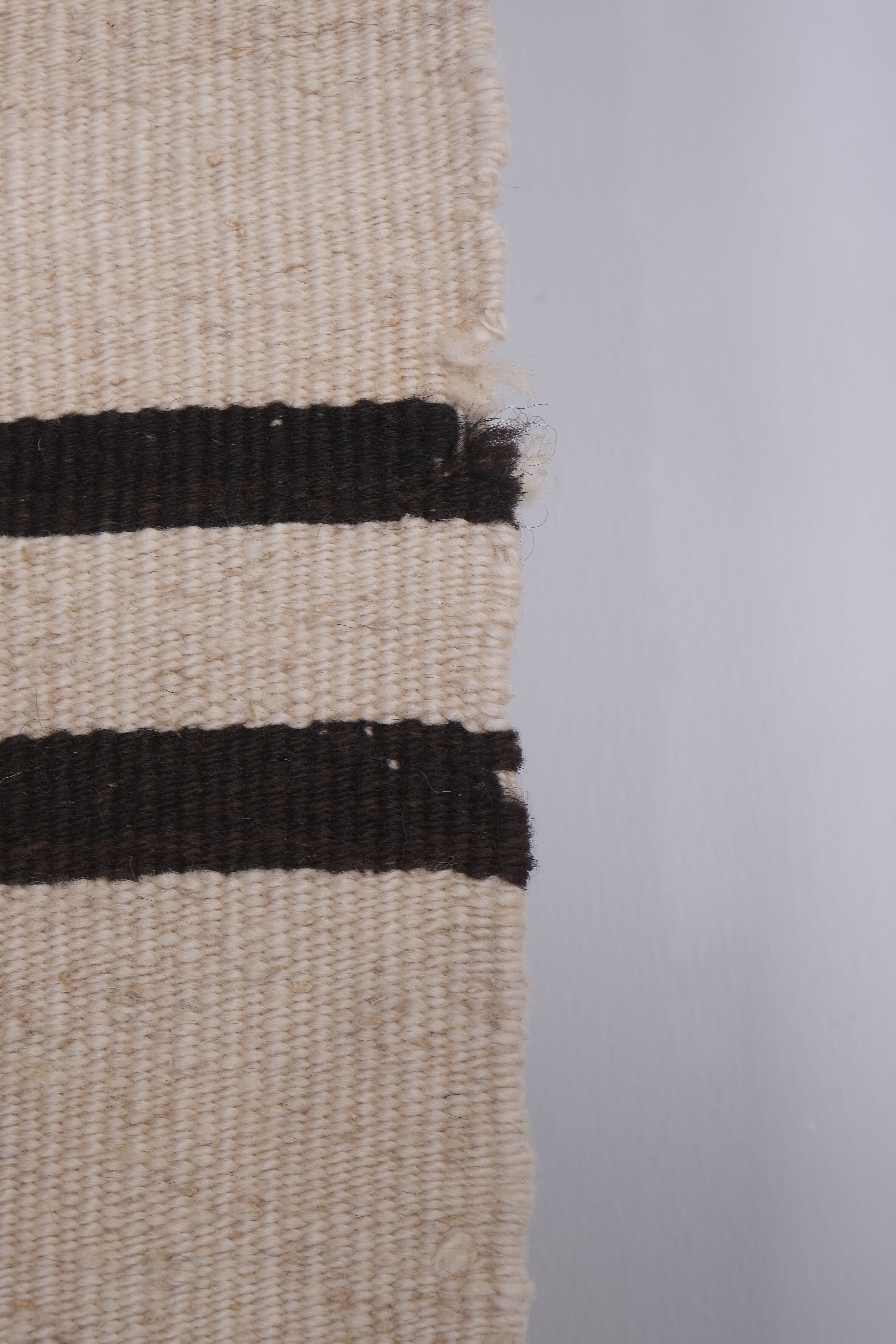 Vintage Turkish rug from Oushak, hand-woven 63x452 cm