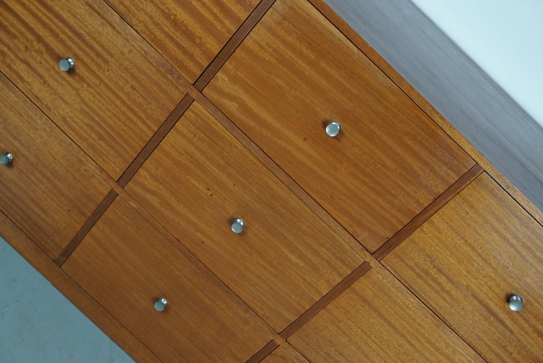 Vintage Mid-Century Dutch Shop / Apothecary Cabinet