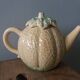 Théière cafetière pichet melon en barbotine