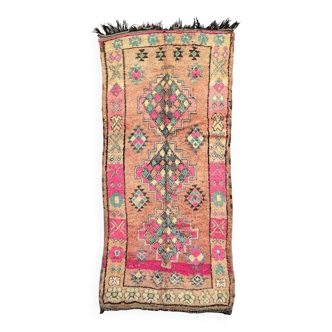 Boujad. tapis marocain vintage, 162 x 372 cm