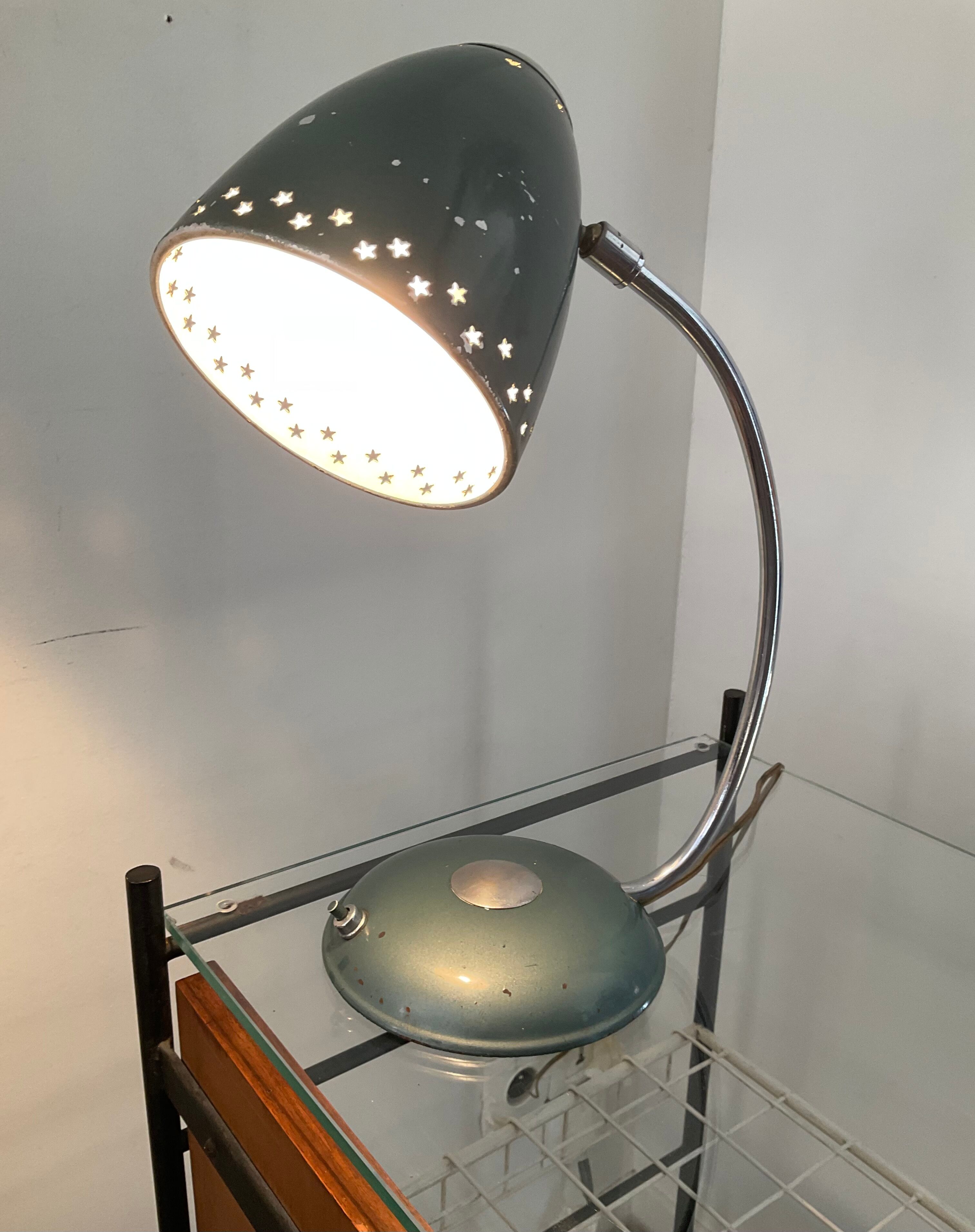 Lampe industrielle des années 50-60