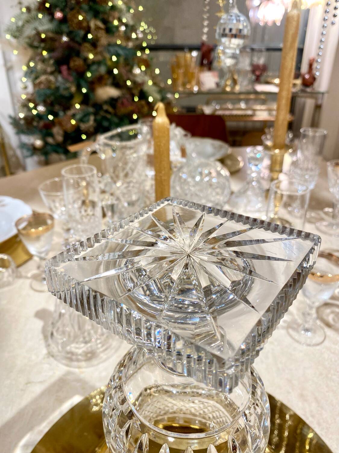 Medici bohemian crystal vase
