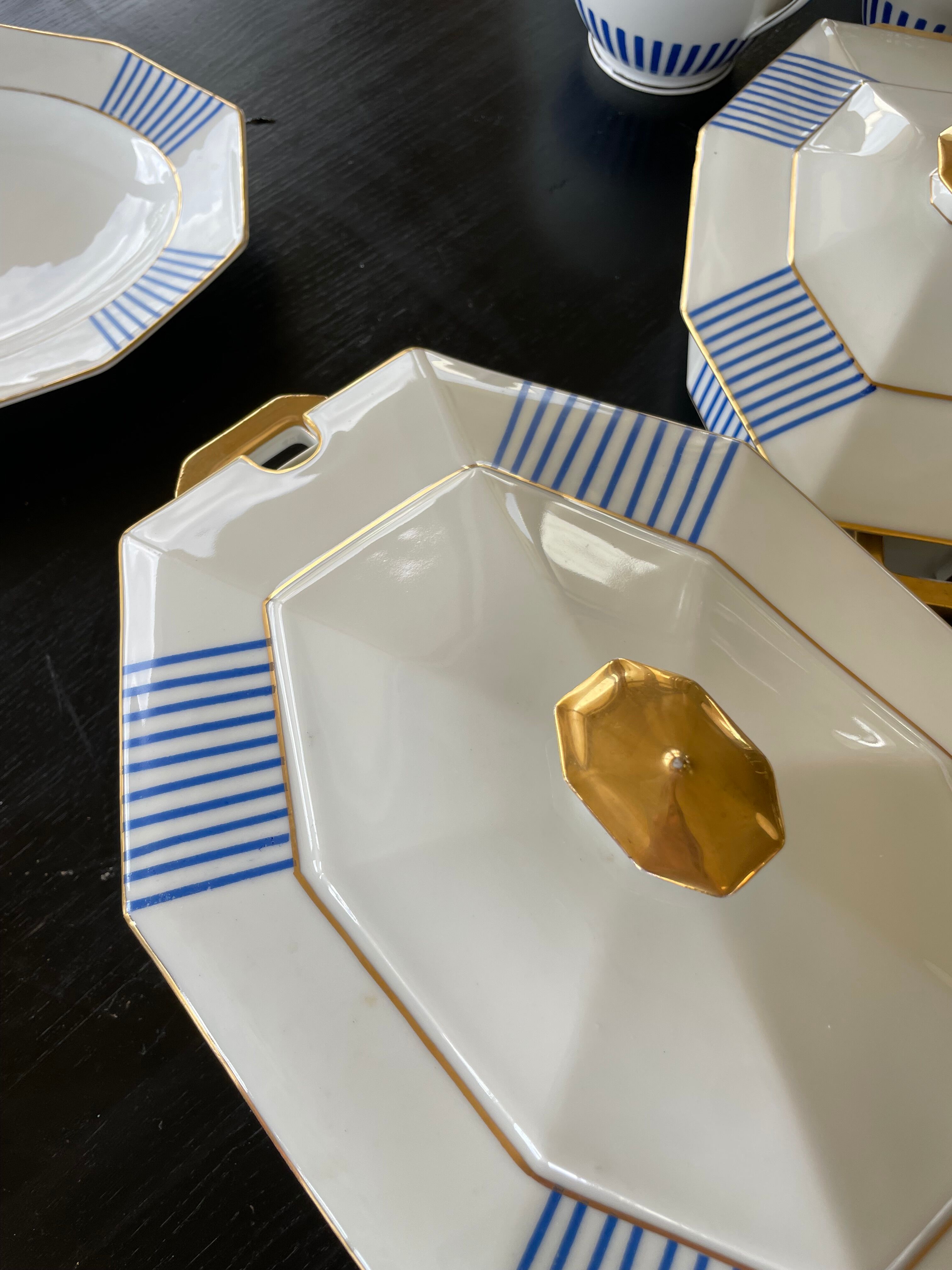 Set XXL crockery Limoges A.Lanternier