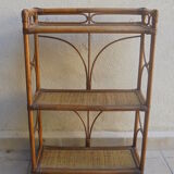 Rattan shelf