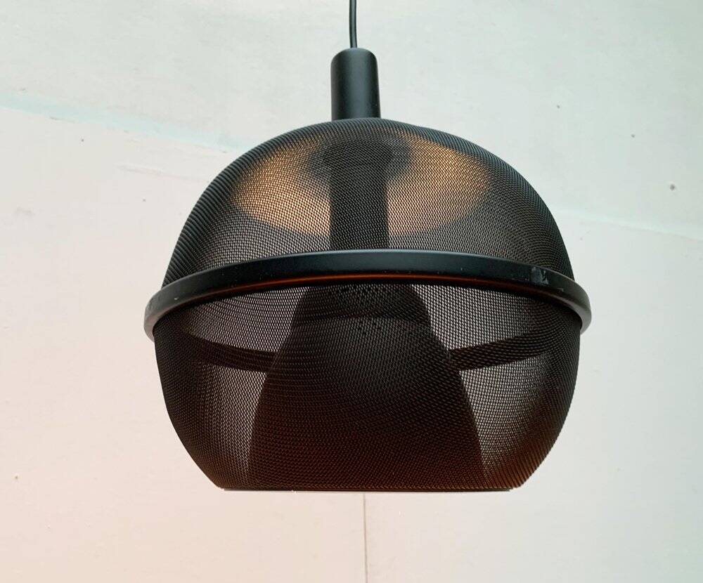 German Vintage Mesh Ceiling Lamp Space Age by Roger Tallon for Erco