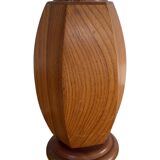 Mid Century Scandinavian teak table lamp 70's design minimalist