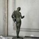 Bronze Narcissus after the antique, excavation patina, 19th century
