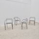 Chaise « Lune d’argent » de Pascal MOURGUE pour FERMOB en métal, 1980