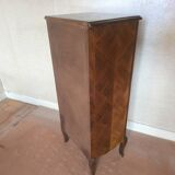 Commode meuble entrée 4 tiroirs et tablette escamotable ancienne