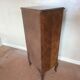 Antique 4-drawer entryway chest of drawers and retractable shelf