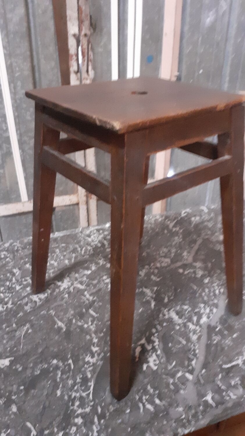 Tabouret en bois