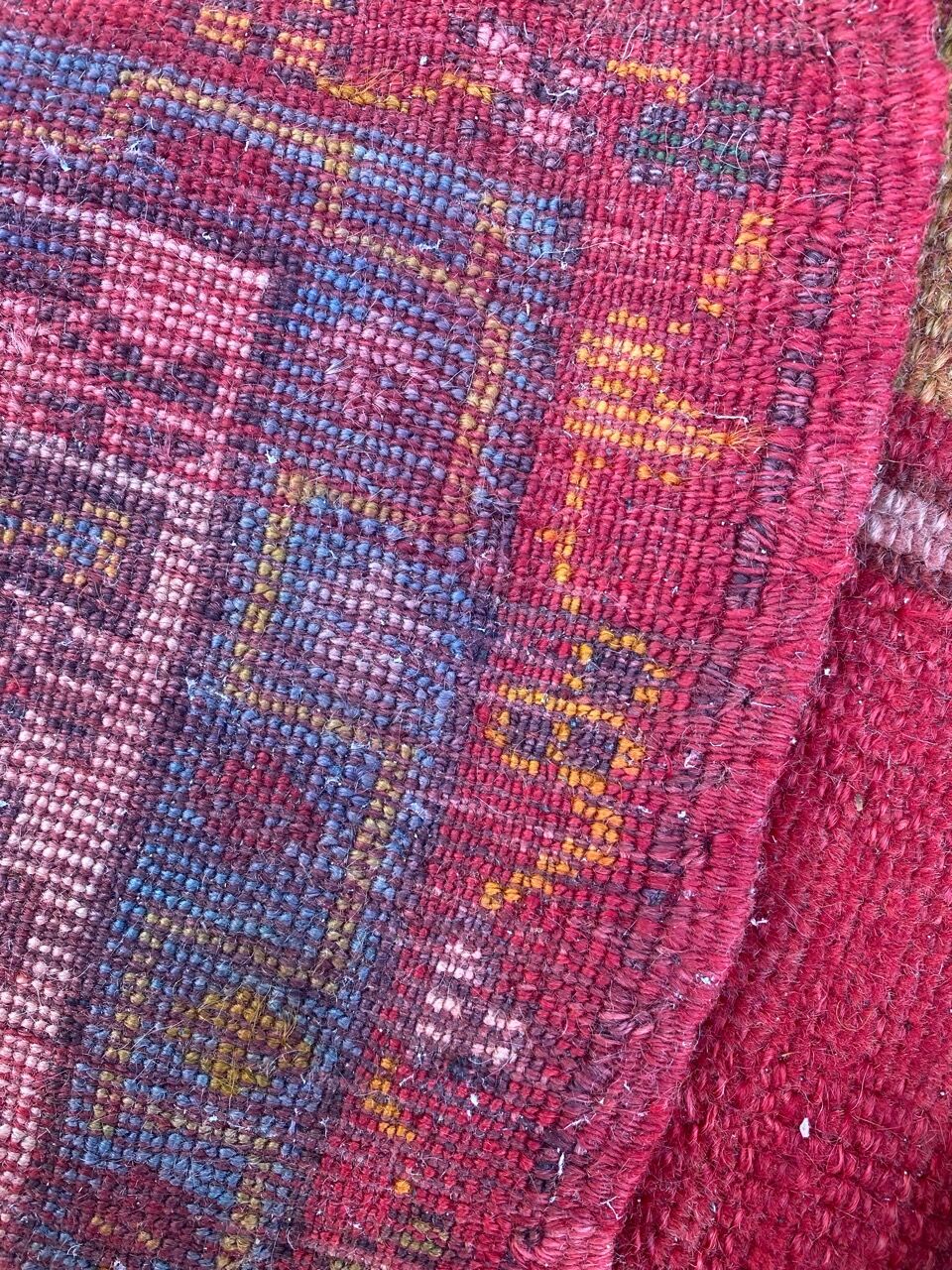 Old Turkish carpet Anatolia handmade 105x135 cm