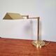 Articulated brass desk lamp, Boulanger (Belgium), 1970-80