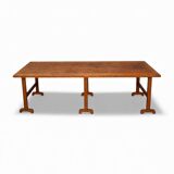 Large oak refectory table