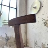 Pair of Aranjou elm “T” chairs
