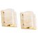 Pair of Murano glass wall sconces by Hillebrand, Germany, 1970s.
