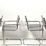 4 MG5 tubular chairs by Mark Stam 1970