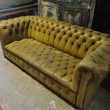 Canapé Chesterfield 2 ocre