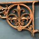 Suite of three cast iron window grille XX century