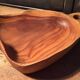 Empty wooden pocket signed Tony Bain Vallauris 50s